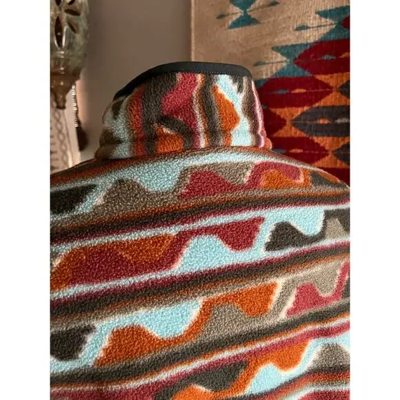 Patagonia Synchilla Delta Cider Red Aztec print 2016 collection Medium